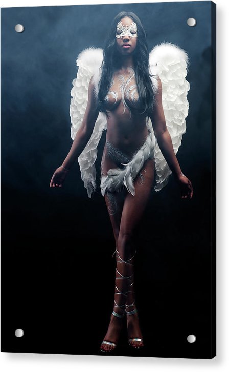 Black Angel 2 - Acrylic Print