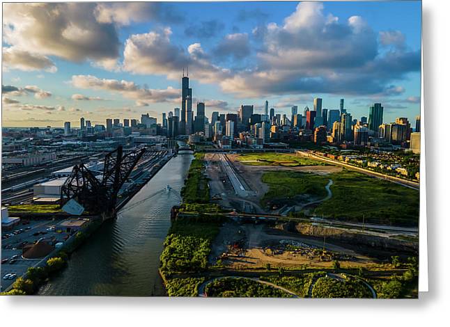 Ping Tom Park Chicago - Greeting Card