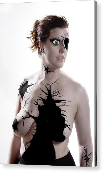 Porcelain Body Paint Doll - Acrylic Print