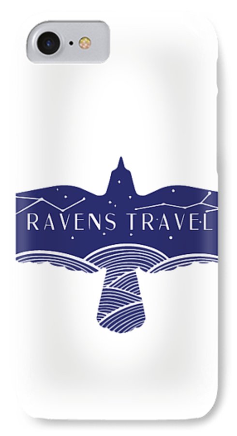 Ravens Travel Logo - Phone Case