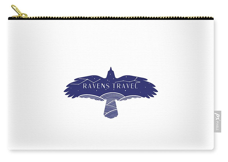 Ravens Travel Logo - Zip Pouch