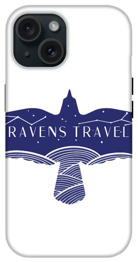 Ravens Travel Logo - Phone Case