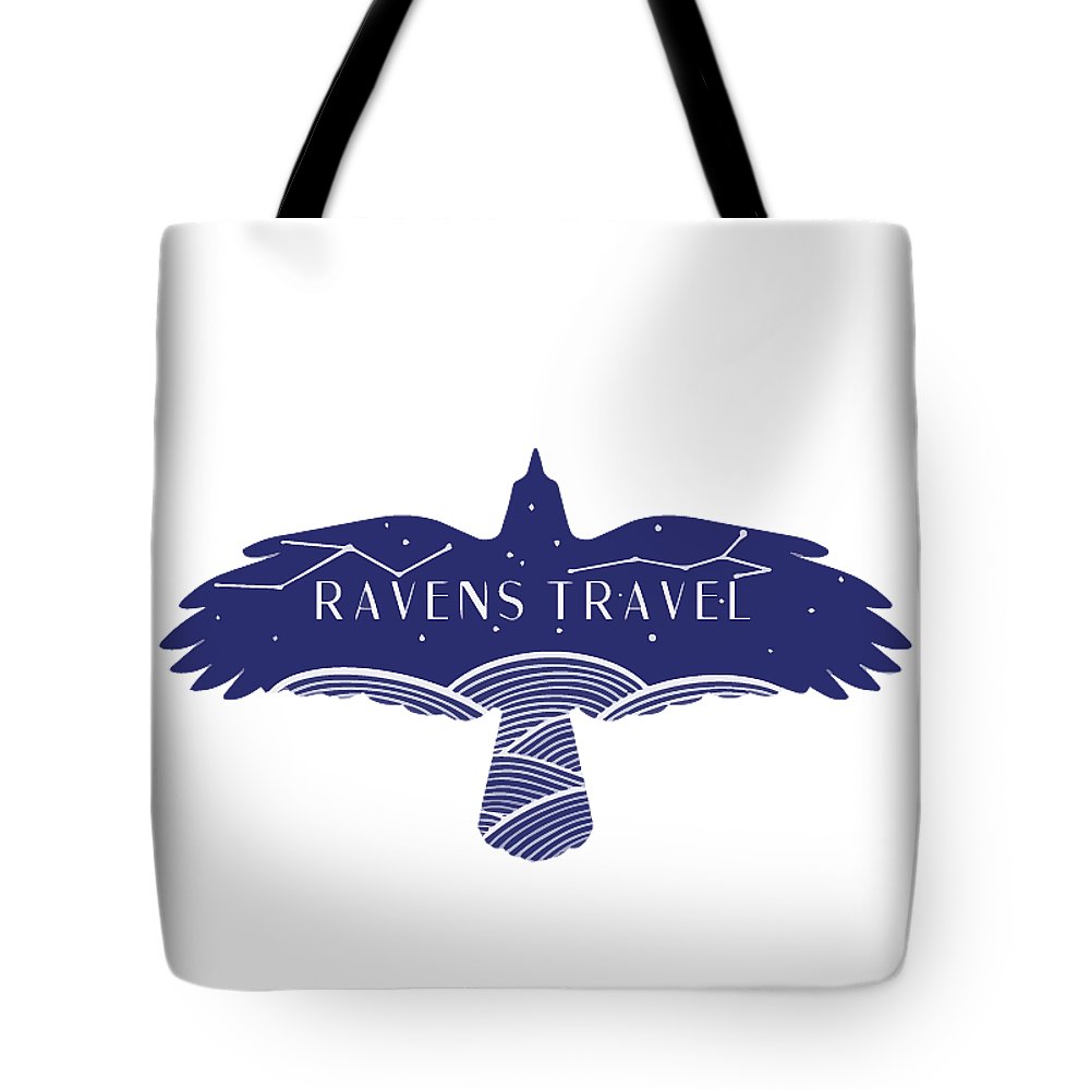 Ravens Travel Logo - Tote Bag