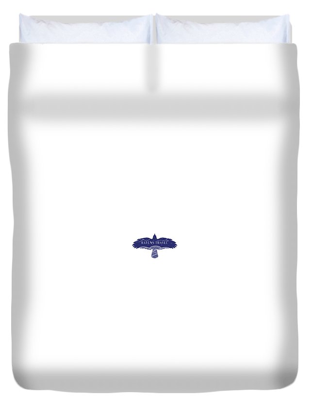 Ravens Travel Logo - Duvet Cover