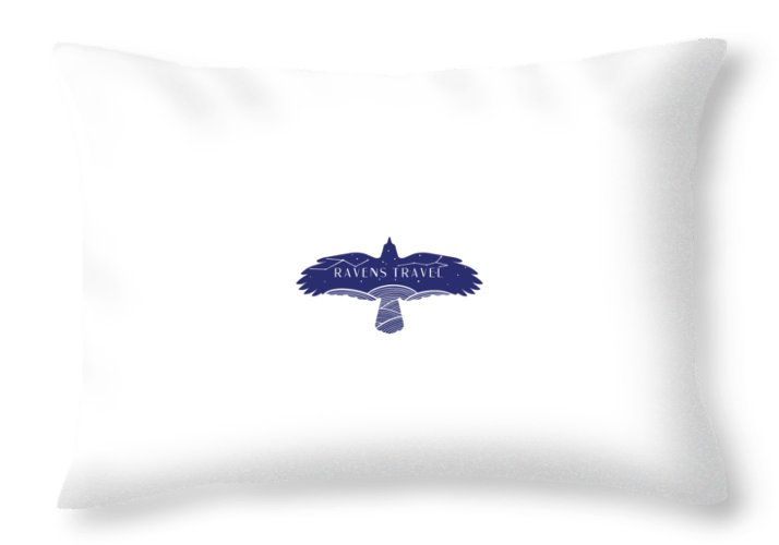 Ravens Travel Logo - Throw Pillow
