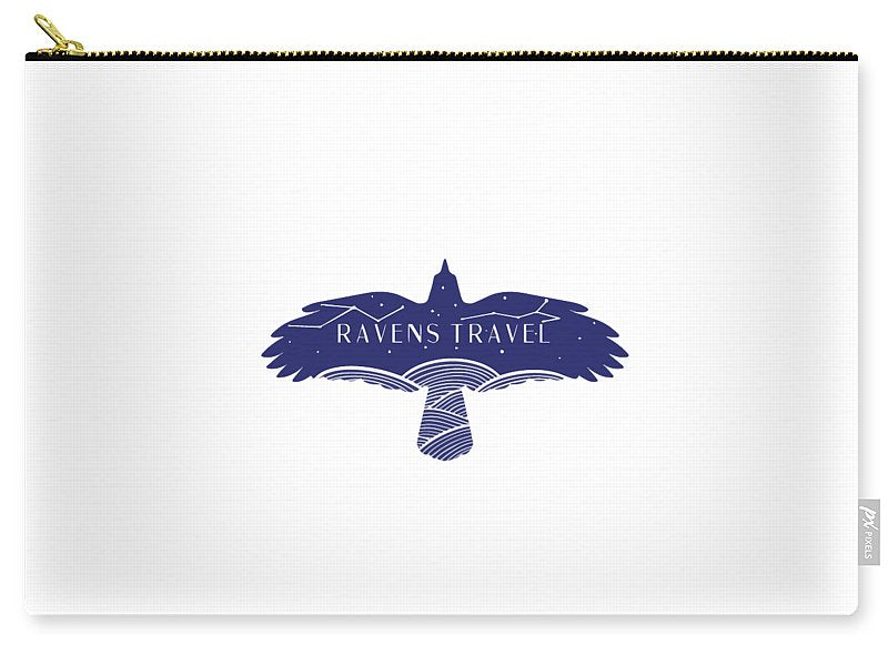 Ravens Travel Logo - Zip Pouch