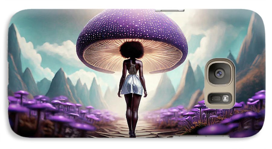 African queen mushroom world  - Phone Case