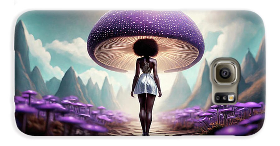 African queen mushroom world  - Phone Case