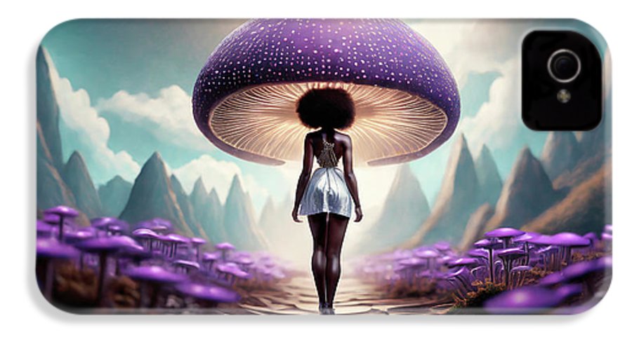 African queen mushroom world  - Phone Case