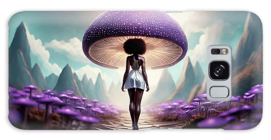 African queen mushroom world  - Phone Case