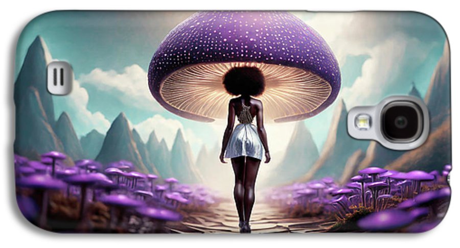 African queen mushroom world  - Phone Case