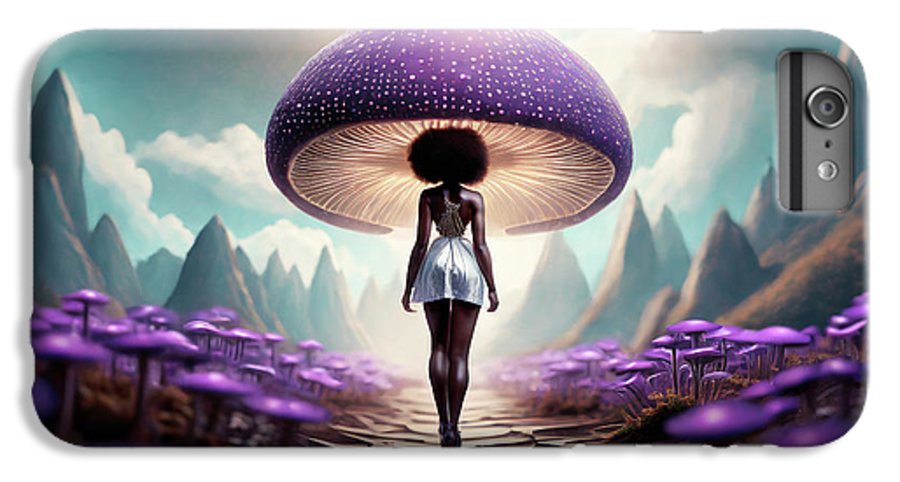 African queen mushroom world  - Phone Case