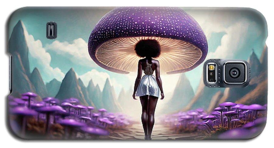 African queen mushroom world  - Phone Case