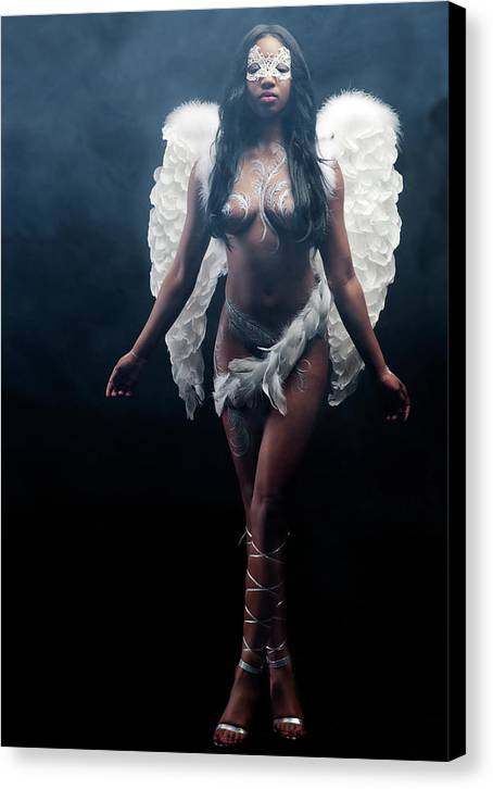 Black Angel  2 - Canvas Print