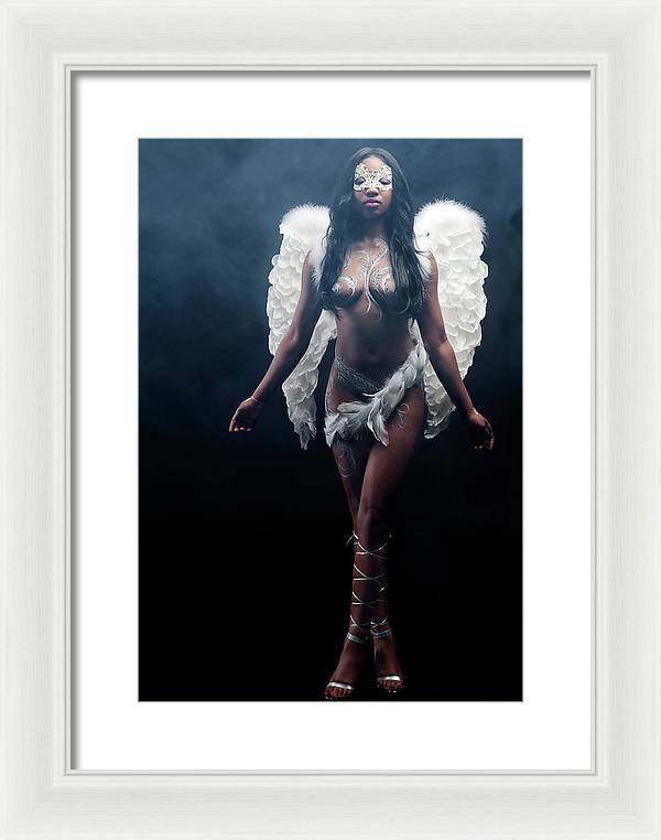 Black Angel  2 - Framed Print