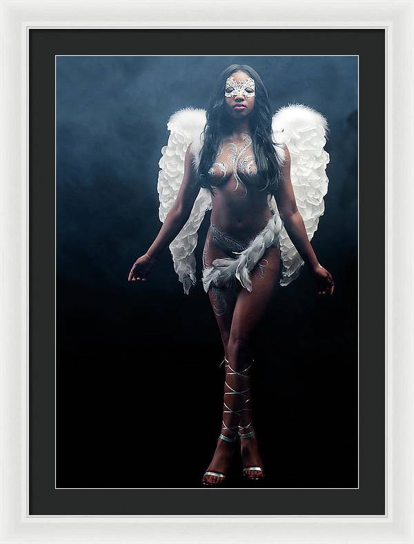 Black Angel  2 - Framed Print