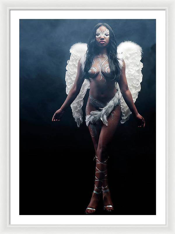 Black Angel  2 - Framed Print