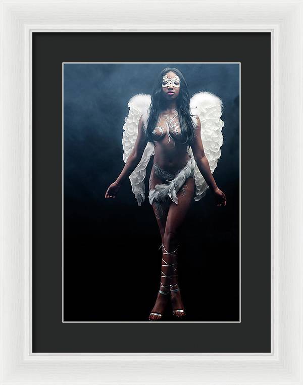 Black Angel  2 - Framed Print