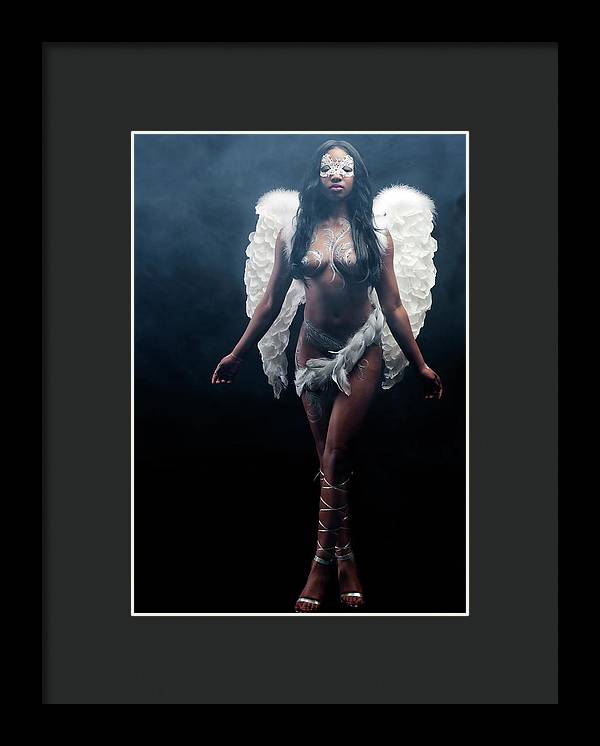 Black Angel  2 - Framed Print