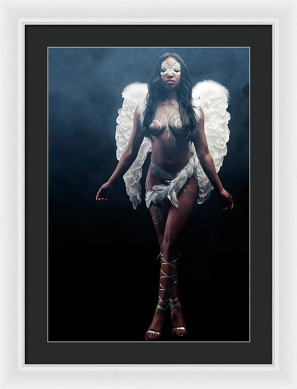 Black Angel  2 - Framed Print