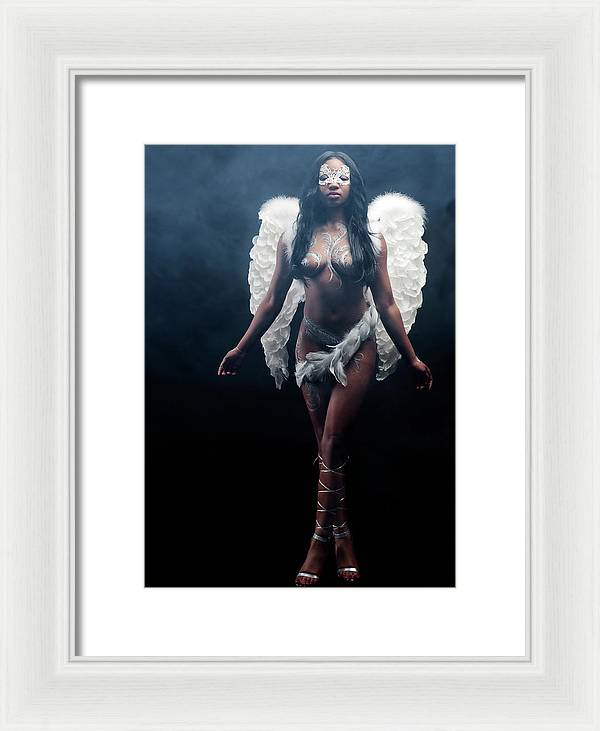 Black Angel  2 - Framed Print