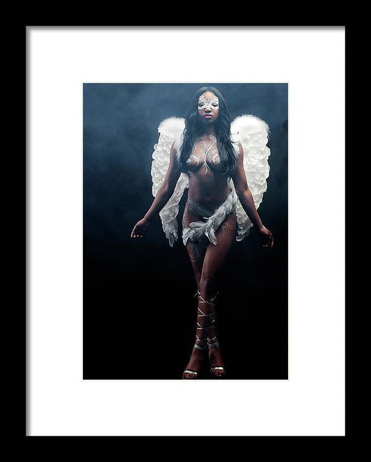 Black Angel  2 - Framed Print