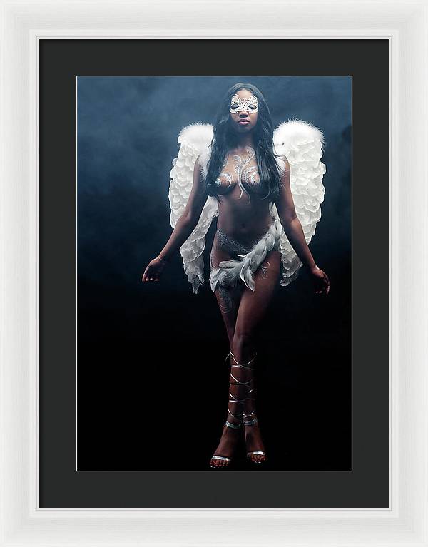 Black Angel  2 - Framed Print