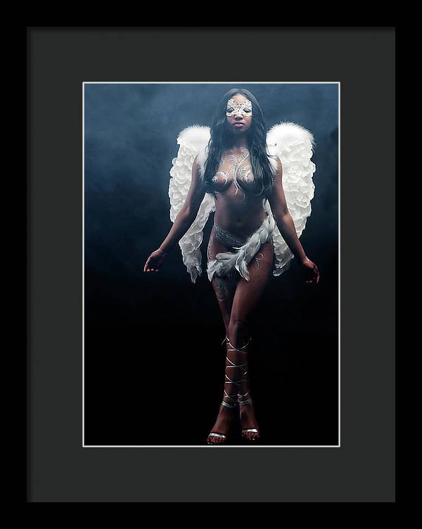 Black Angel  2 - Framed Print