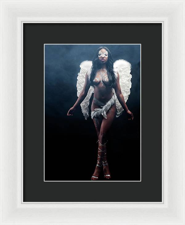 Black Angel  2 - Framed Print