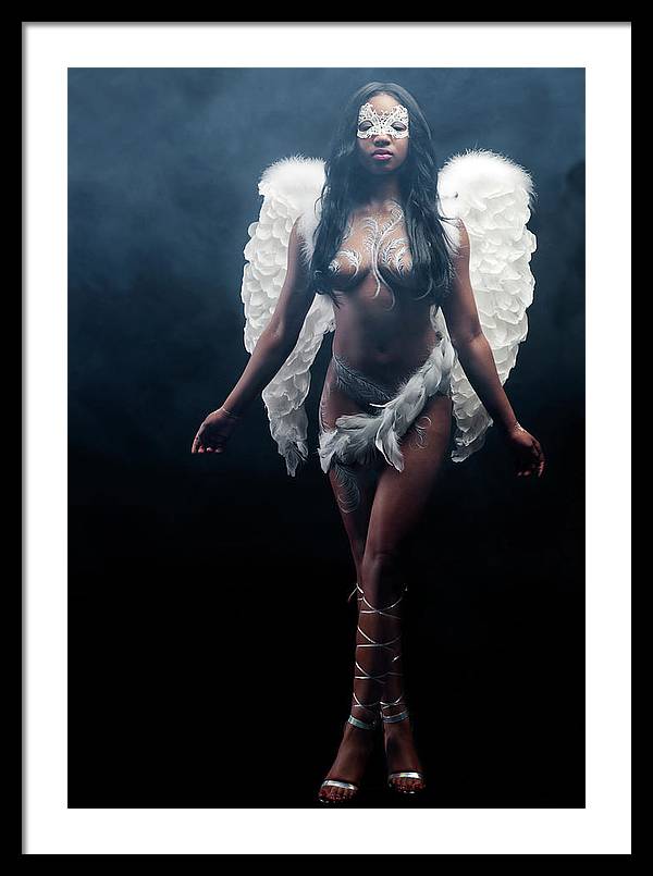 Black Angel  2 - Framed Print