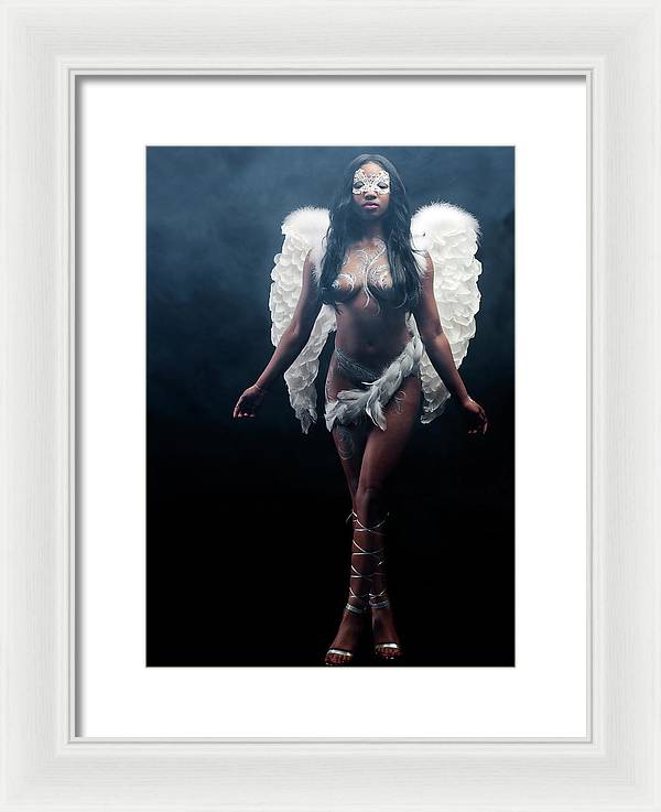 Black Angel  2 - Framed Print