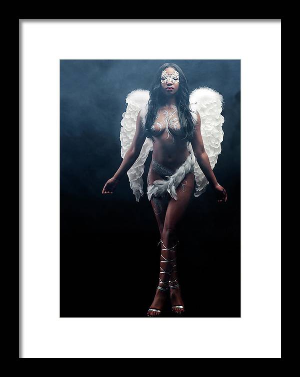 Black Angel  2 - Framed Print