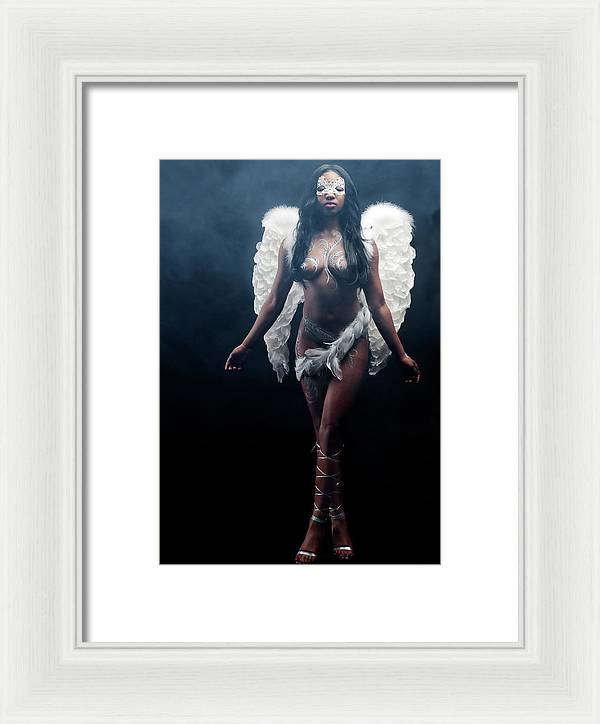 Black Angel  2 - Framed Print