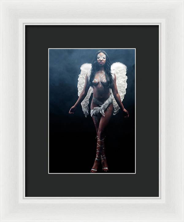 Black Angel  2 - Framed Print