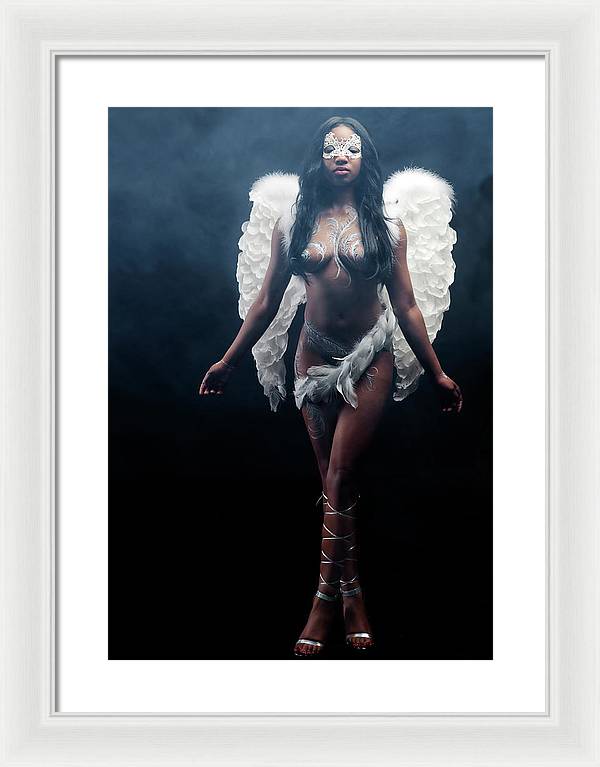 Black Angel  2 - Framed Print