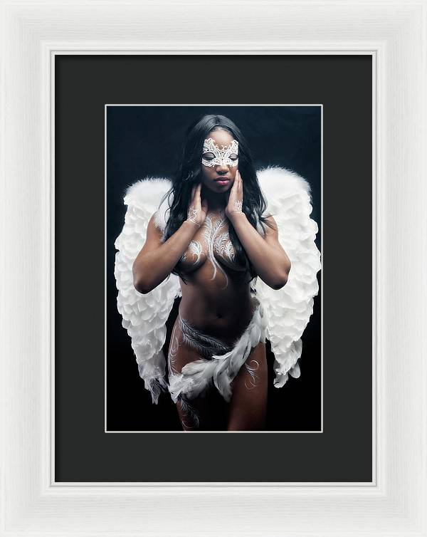 Black Angel  - Framed Print