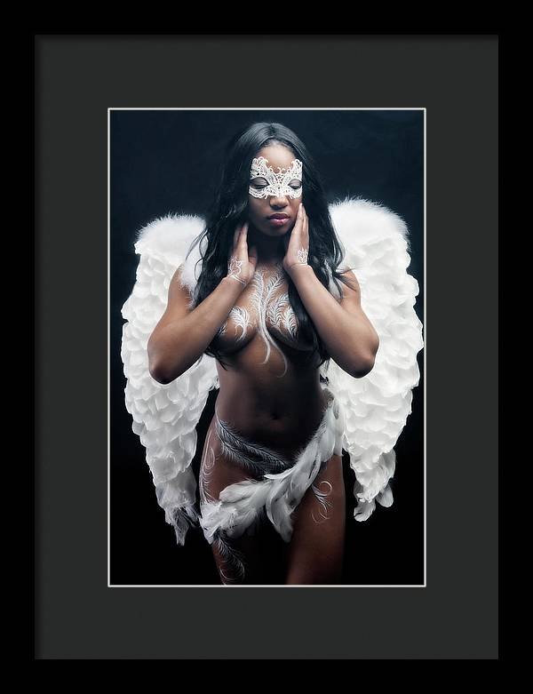 Black Angel  - Framed Print