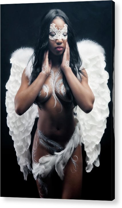 Black Angel  - Acrylic Print