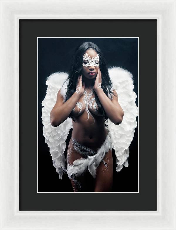 Black Angel  - Framed Print