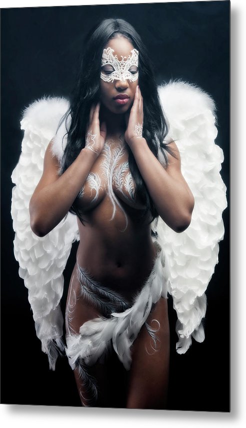 Black Angel  - Metal Print