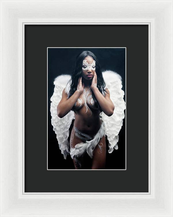 Black Angel  - Framed Print