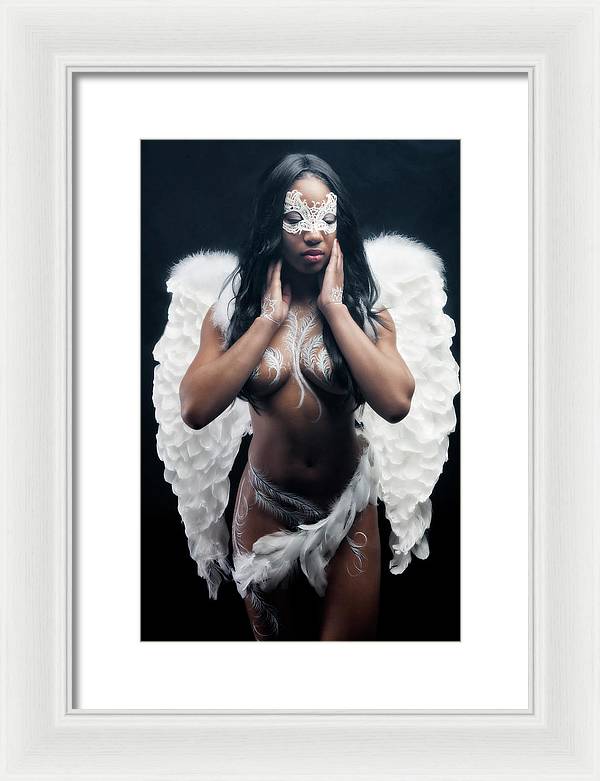 Black Angel  - Framed Print