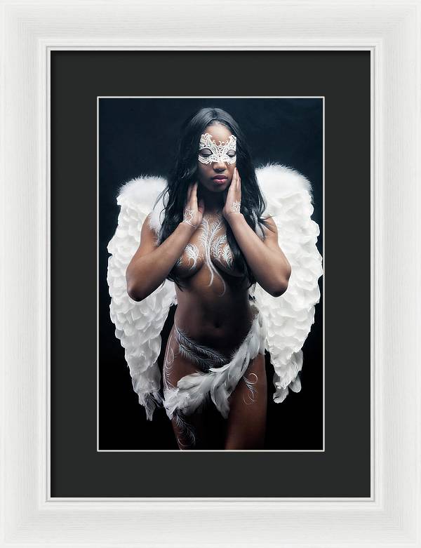 Black Angel  - Framed Print