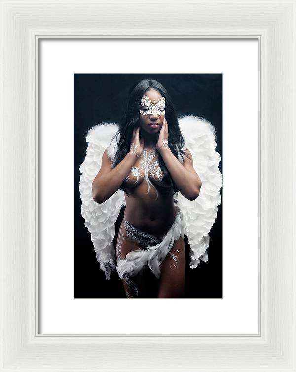 Black Angel  - Framed Print