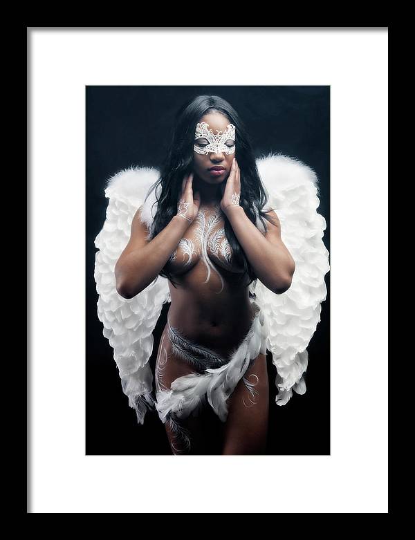 Black Angel  - Framed Print