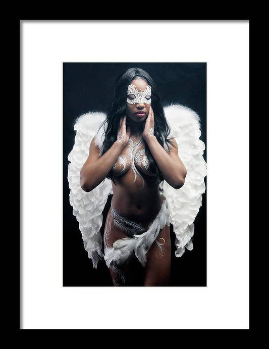 Black Angel  - Framed Print