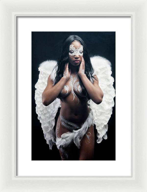 Black Angel  - Framed Print