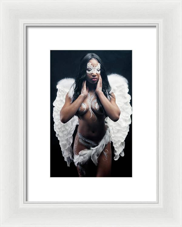 Black Angel  - Framed Print