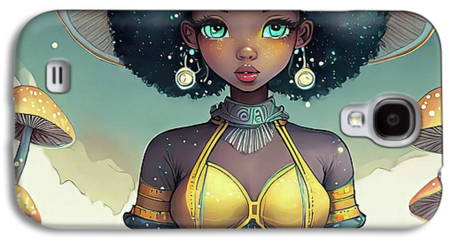 Black Queen In A Mushroom Forest  - Phone Case