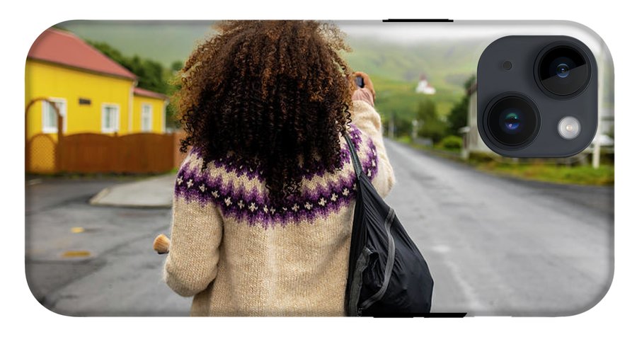 Black Woman Traveler  - Phone Case